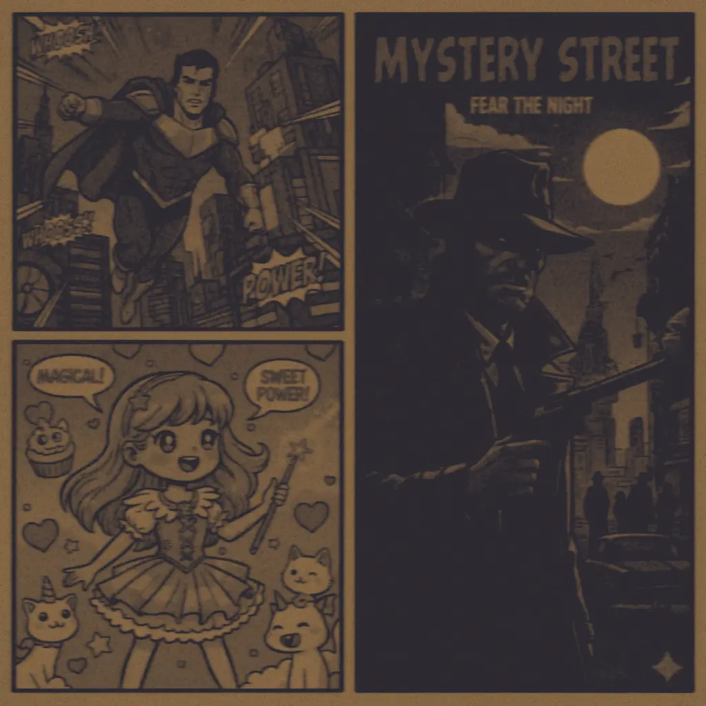 Comic — Charcoal on Kraft