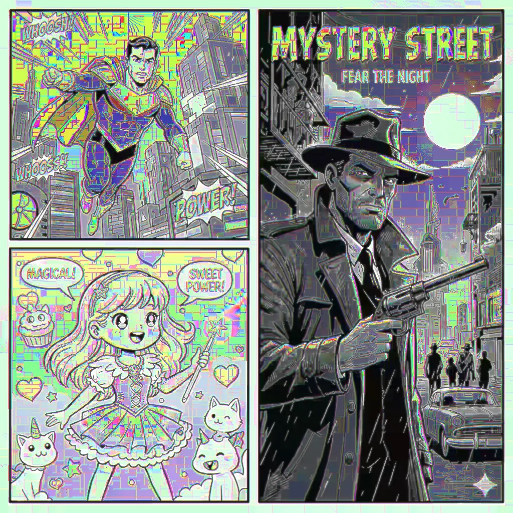 Comic — Holographic Foil