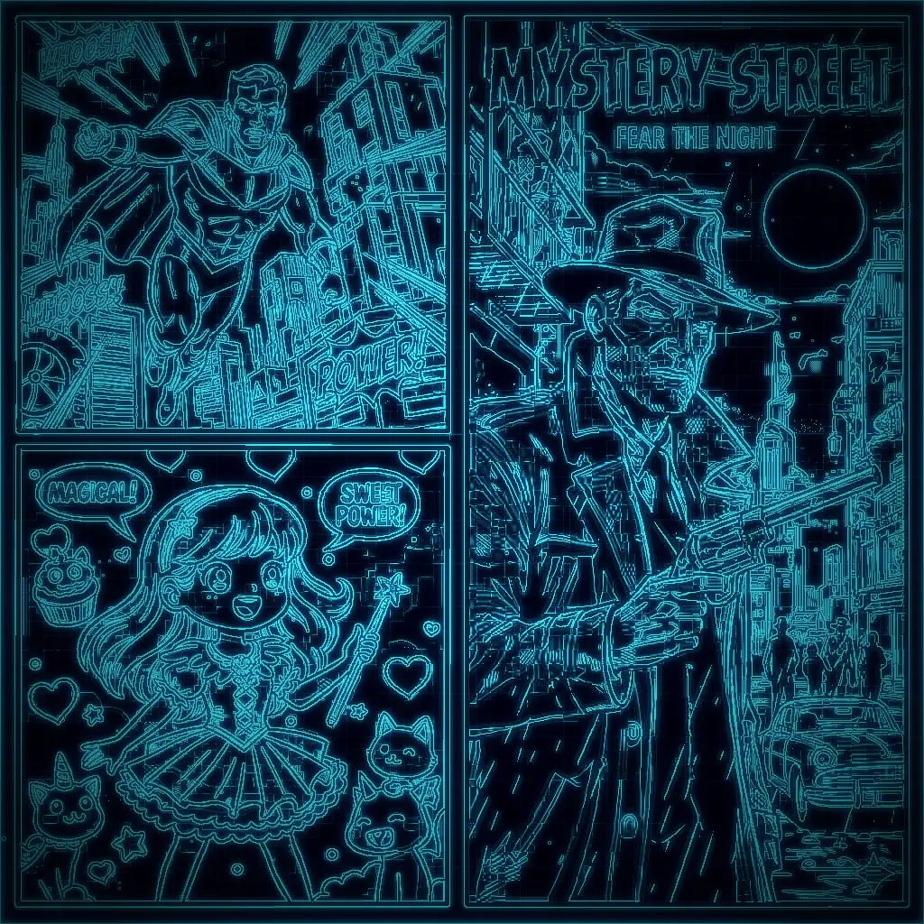 Comic — Neon Blueprint