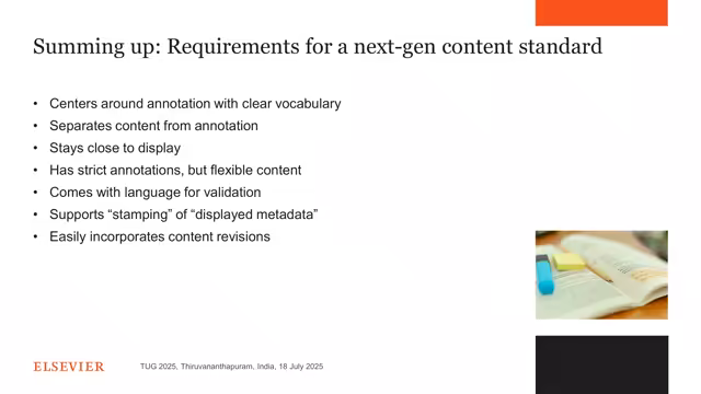 Slide 12: Requirements for a next-gen content standard