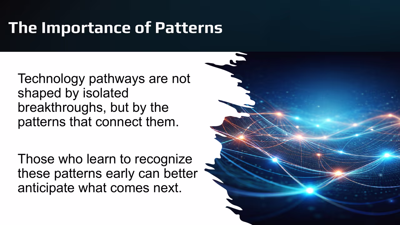 The Importance of Patterns slide